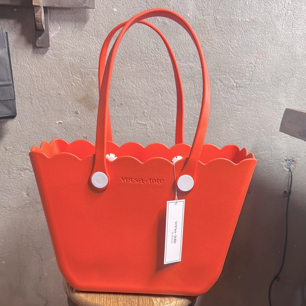 Orange Women's Versa Tote Bag New new with tags